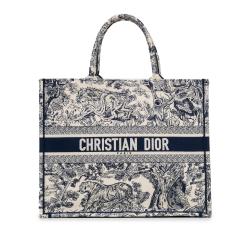 Dior Large Toile De Jouy Book Tote