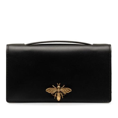Dior Leather Bee Clutch