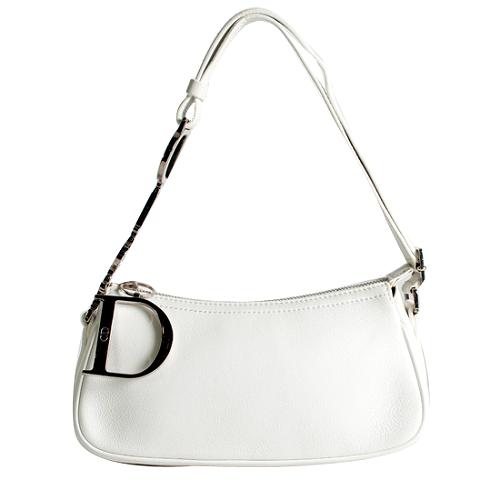 Dior Leather Logo Charms Small Shoulder Handbag