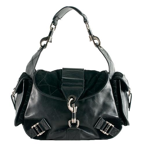 Dior Leather 'Rebelle' Shoulder Handbag