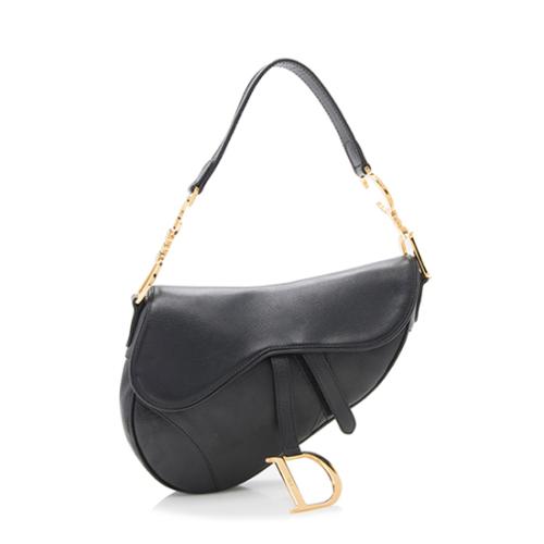 Dior Leather Saddle Bag