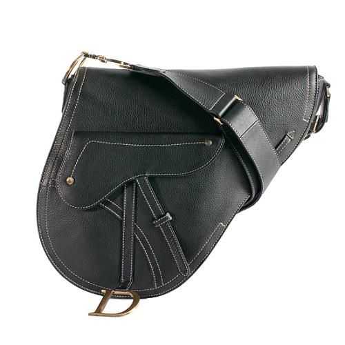 Dior Leather Saddle Large Shoulder Bag