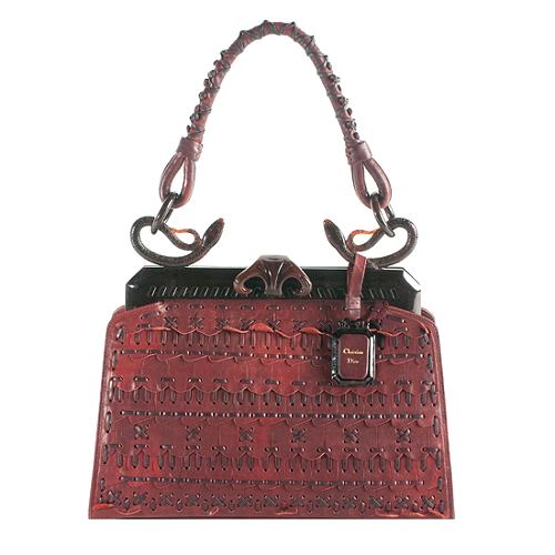 Dior Leather Samourai 1947 Armor Shoulder Bag