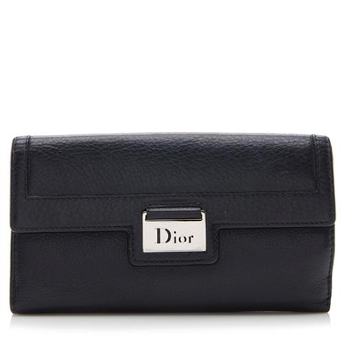 Dior Leather Street Chic Continental Wallet