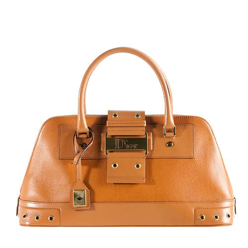 Dior Leather Street Chic Satchel Handbag 