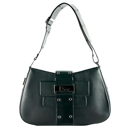 Dior Leather Street Chic Shoulder Handbag