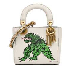 Dior Limited Edition Niki De Saint Phalle Mini Dragon Calfskin Lady Dior