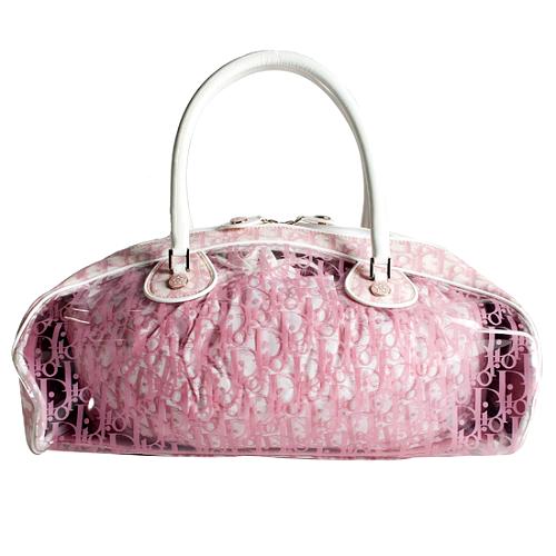Dior Logo Bowler Satchel Handbag