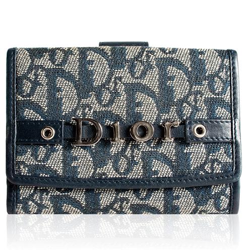 Dior Logo Compact Wallet