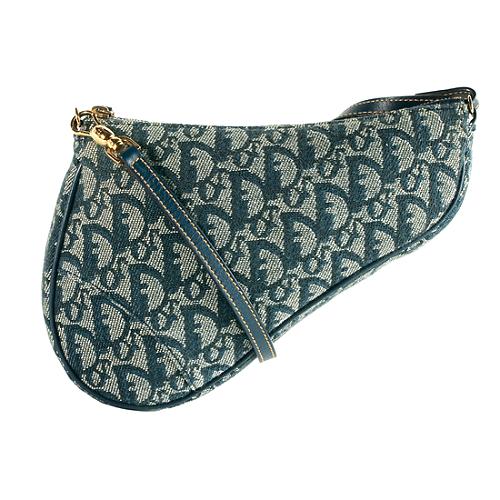 Dior Logo Mini Saddle Shoulder Handbag