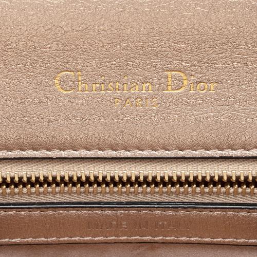 Dior Metallic Calfskin Diorama Medium Shoulder Bag