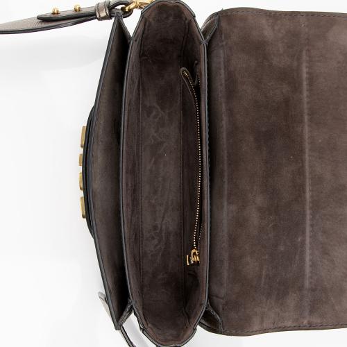 Dior Metallic Grained Calfskin Dio(R)evolution Flap Bag