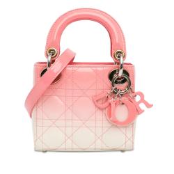 Dior Micro Ombre Patent Cannage Lady Dior