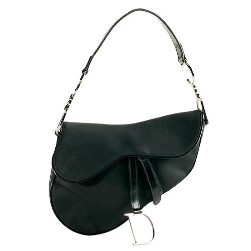 Dior Nylon Saddle Shoulder Handbag