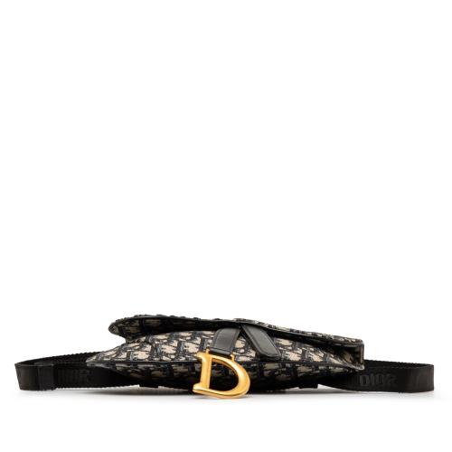 Dior Oblique Canvas Saddle Belt Bag
