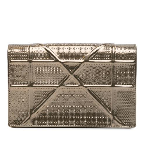 Dior Patent Microcannage Diorama Wallet on Chain
