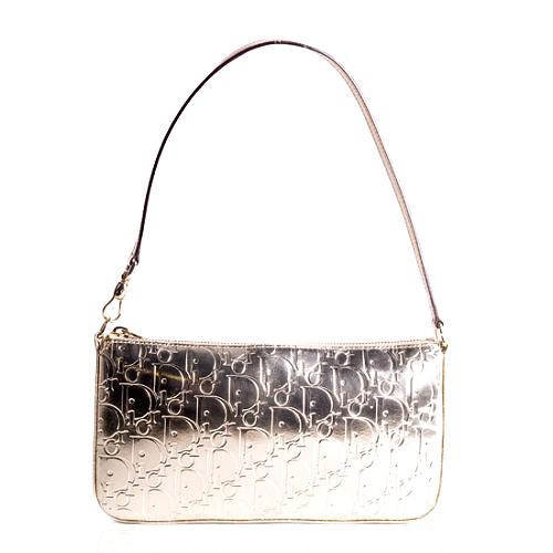 Dior Patent Pouchette Shoulder Handbag