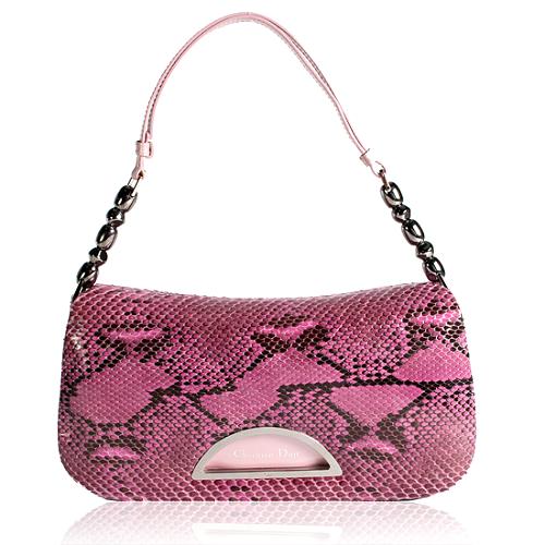 Dior Python Malice Shoulder Handbag