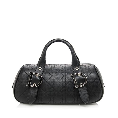 Dior Leather D Buckle Small Satchel