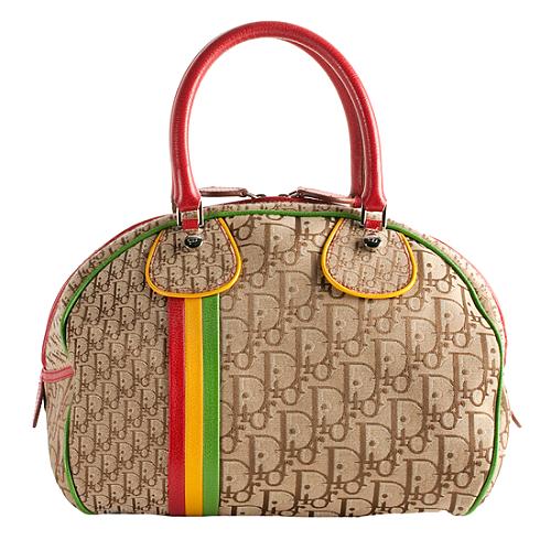 Dior Rasta Bowler Satchel Handbag