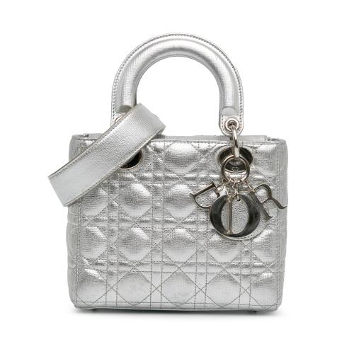 Dior Small Lambskin Cannage My Lady Dior Lucky Badges