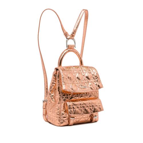Dior Small Metallic Cannage Stardust Backpack