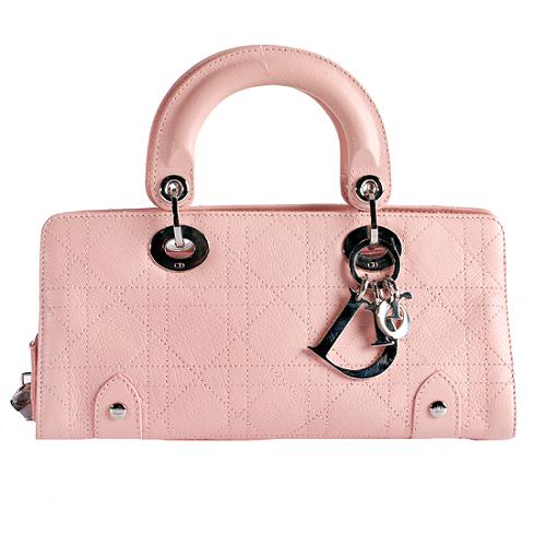 Dior Soft Lady Dior East/West Satchel Handbag