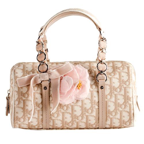 Dior Trotter Romantique Boston Satchel Handbag