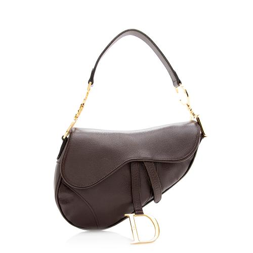 Dior Vintage Leather Saddle Bag