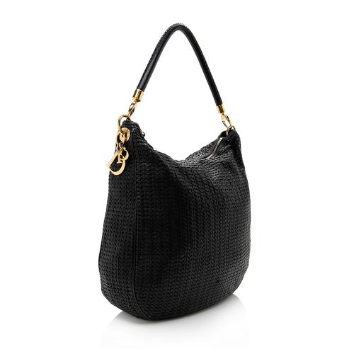 Dior Woven Leather Soft Lady Hobo