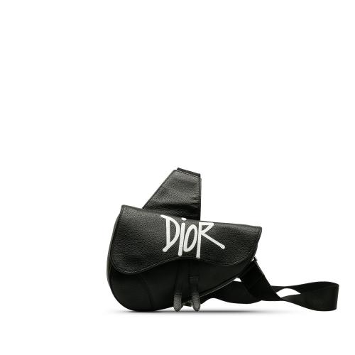 Dior x Stussy Bee Applique Saddle