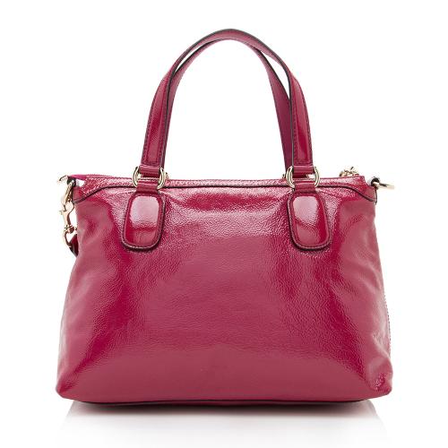 Gucci Patent Leather Soho Working Tote