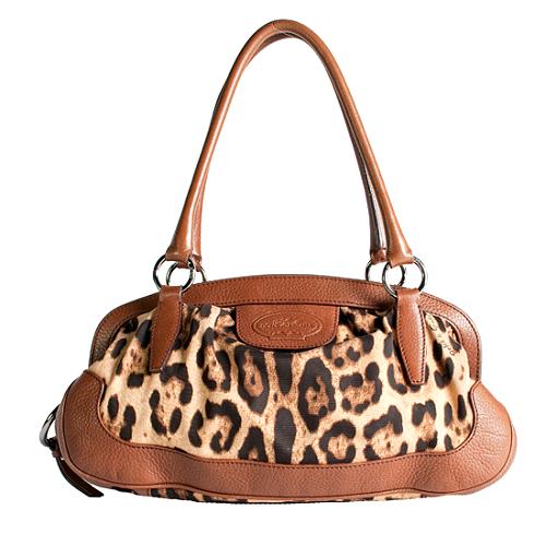 Dolce & Gabbana Animalier Satchel Handbag