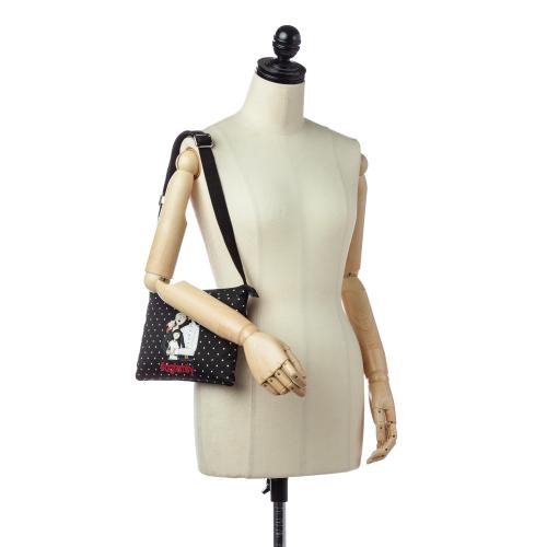 Dolce & Gabbana Family Patch Nylon Shoulder Bag