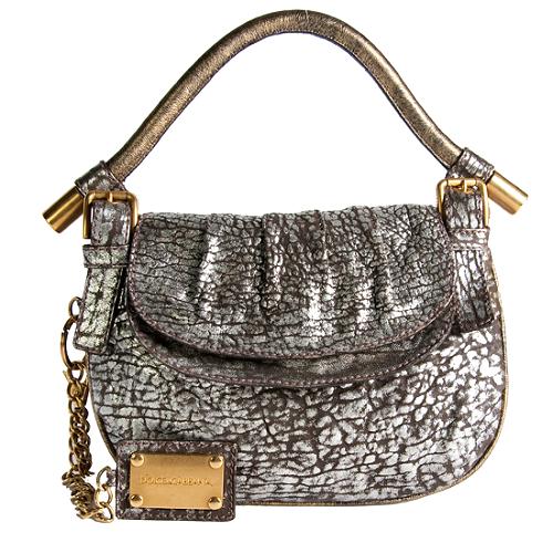 Dolce & Gabbana Leather Mini Satchel Handbag