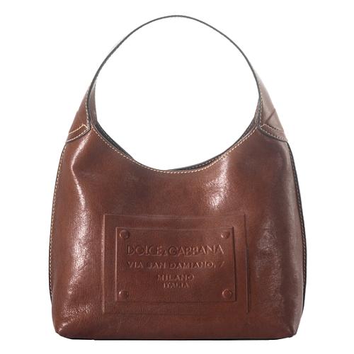 Dolce & Gabbana Leather Miss Gwineth Hobo Handbag 