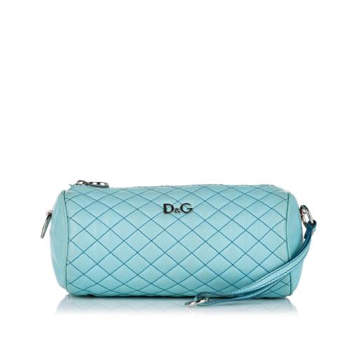 Dolce & Gabbana Lily Glam Quilted Leather Crossbody Bag