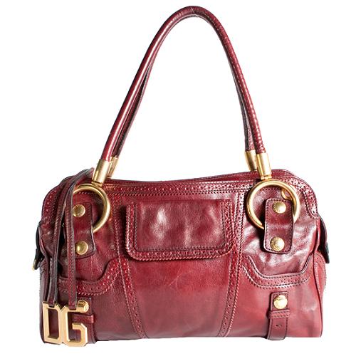 Dolce & Gabbana Medium Leather Satchel Handbag