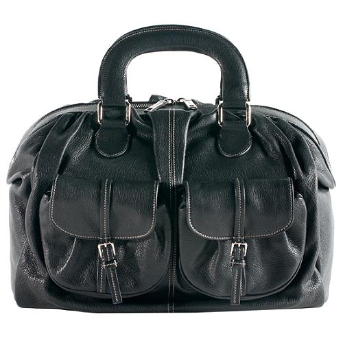 Dolce & Gabbana Miss Curly Pocket Satchel Handbag