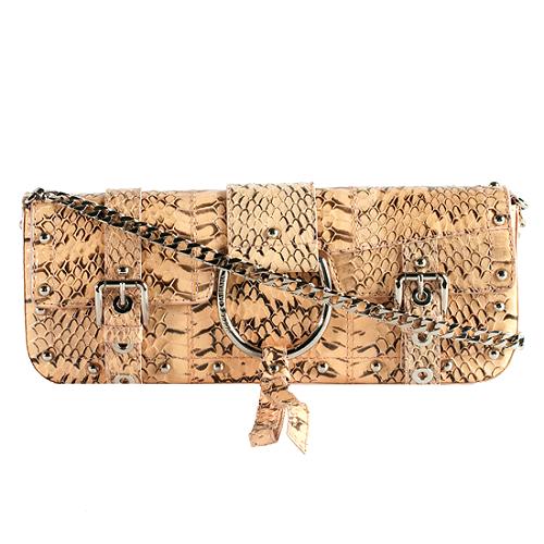 Dolce & Gabbana Python Flap Shoulder Handbag