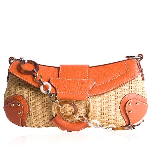 Dolce & Gabbana Straw Shoulder Handbag