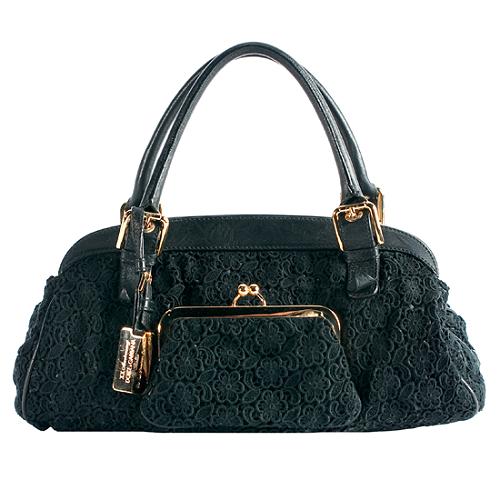 Dolce & Gabbana XX Anniversary Lace Satchel Handbag