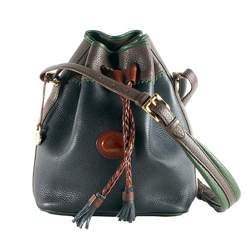 Dooney & Bourke Leather Drawstring Shoulder Handbag