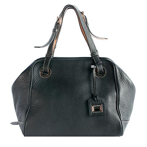 Dooney & Bourke Portofino Zip Zip Grommet Satchel Handbag