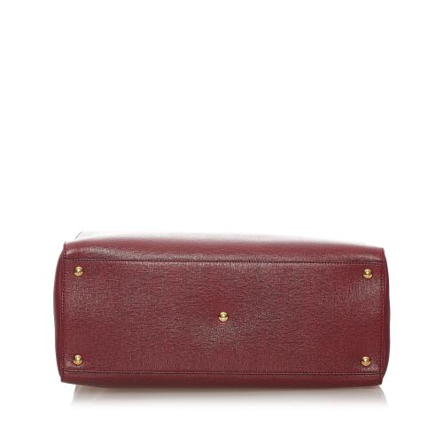 Fendi 2Jours Leather Handbag