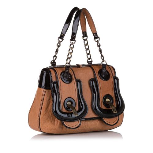 Fendi B. Bag Leather Handbag