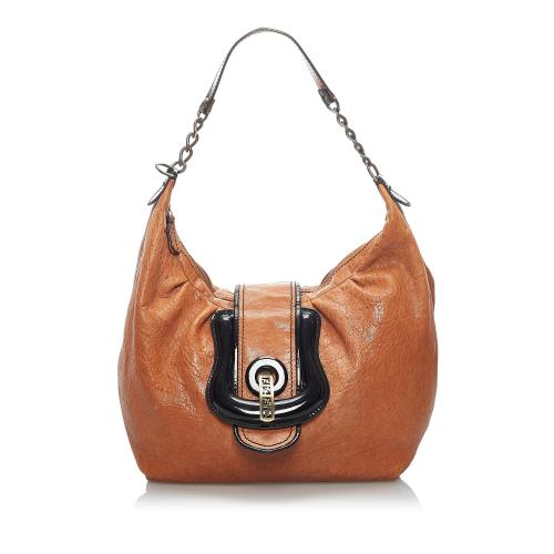 Fendi B Bag Leather Shoulder Bag