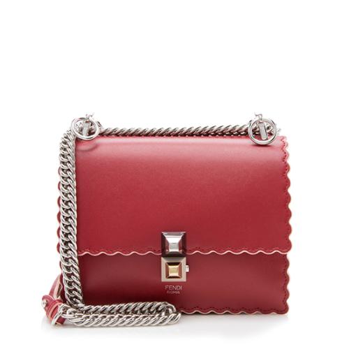 Fendi Calfskin Kan I Small Shoulder Bag