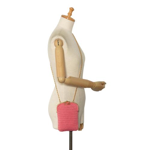 Fendi Crochet Baguette Phone Bag