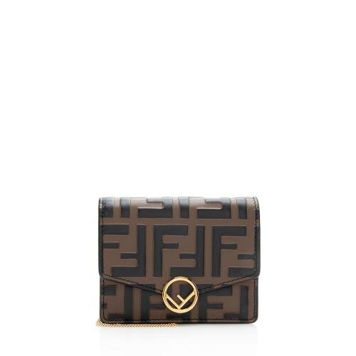 Fendi FF Embossed 1974 Mini Crossbody Bag